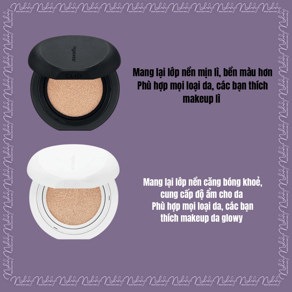 Phấn nước Clio Veganwear Cushion
