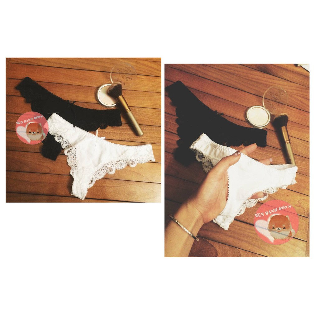 Quần chip lọt khe cotton