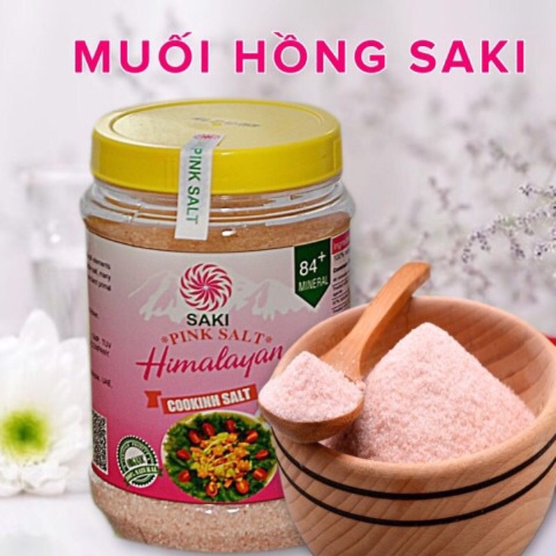 Muối Hồng SaKi - Súc Họng phòng dịch(Bảo Vệ Sức Khoẻ Cho Mỗi Gia Đình)