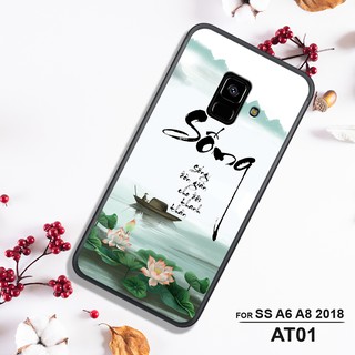 Ốp lưng SAMSUNG IN HÌNH CHỮ THƯ PHÁP dành cho máy SAMSUNG A6 2018 -A6 PLUS -A8 2018 -A8 PLUS
