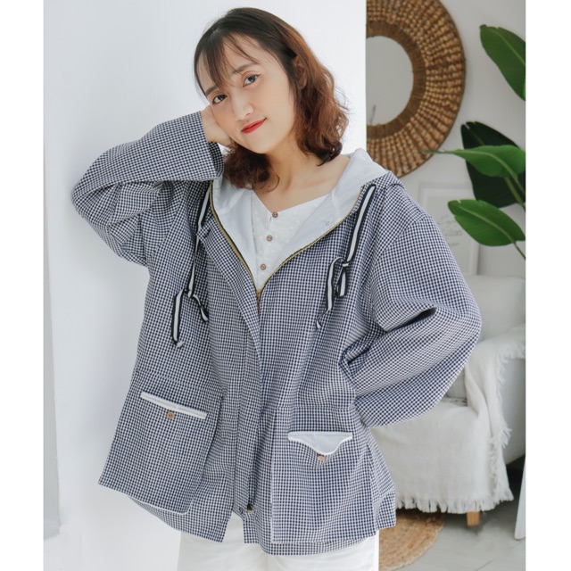 (Đặt may) Áo Khoác Caro