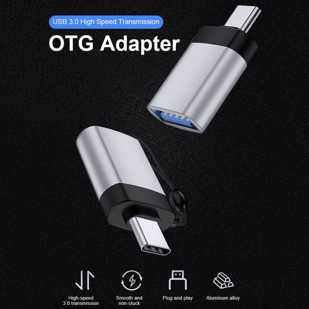 Đầu chuyển đổi OTG USB mini di động cho|Pro Xiaomi mi 10 hỗ trợ OTG USB 3.0 Type C
