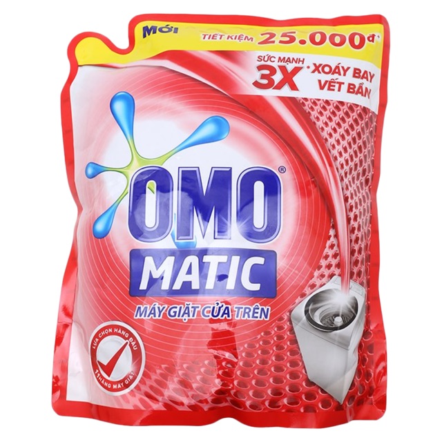 NƯỚC GIẶT OMO CHO MÁY GIẶT CỬA TRÊN TÚI 3.6kg