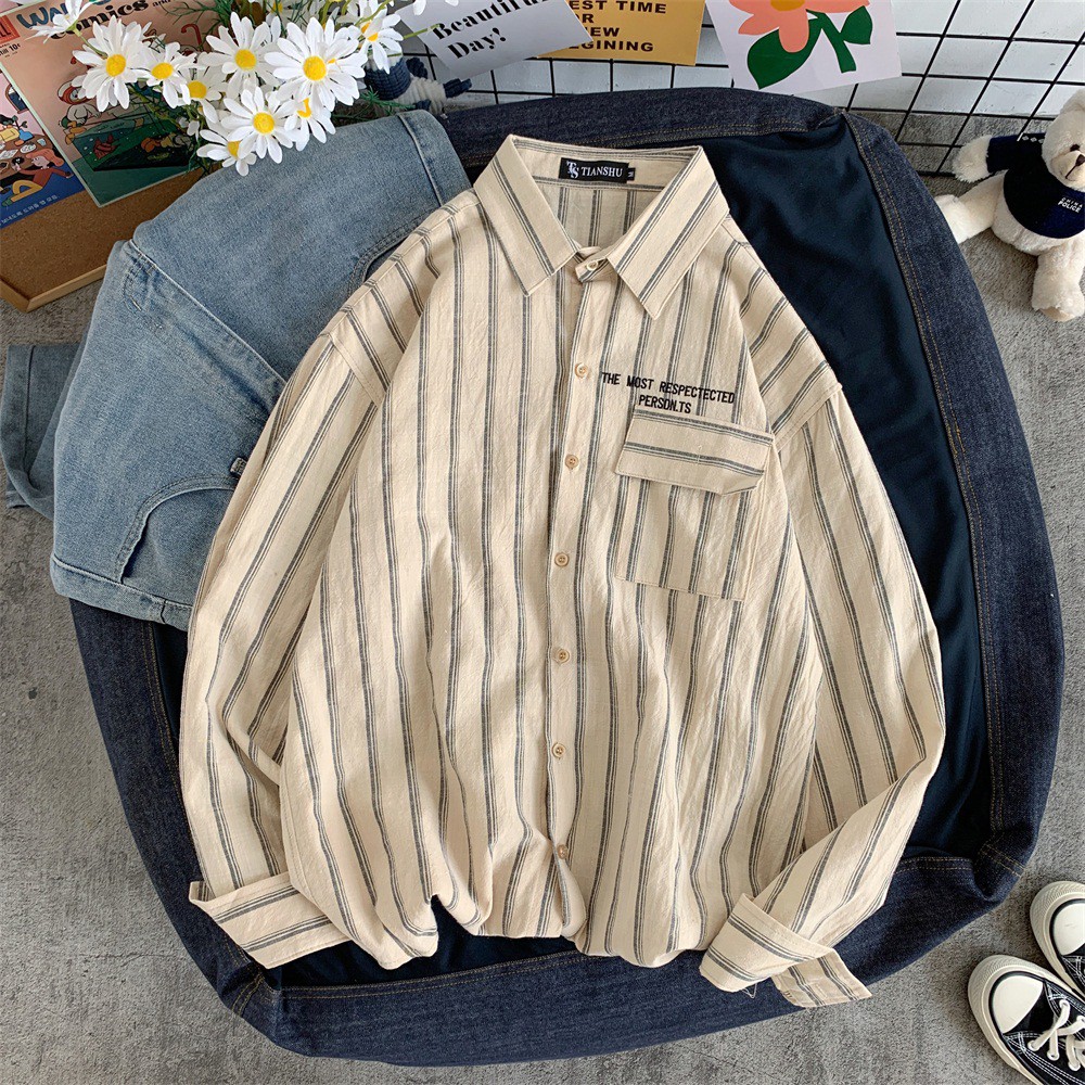 áo sơmi tay dài THE MOST RESPECTECTED PERSON.TS | BigBuy360 - bigbuy360.vn