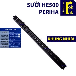 Sưởi Periha HE500 HE-500 bọc nhựa chống bỏng cho cá