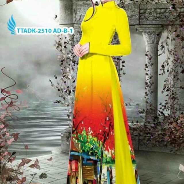 Vải áo dài in 3D