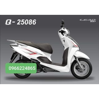 Tem lead tem rời bản ba lớp mầu đỏ xám dán cho xe Lead