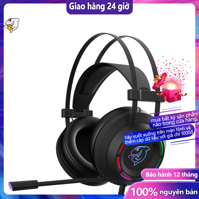 Tai Nghe Chụp Tai Ajazzu Dhg160 Rgb 7.1 Chuyên Dụng Cho Game Thủ