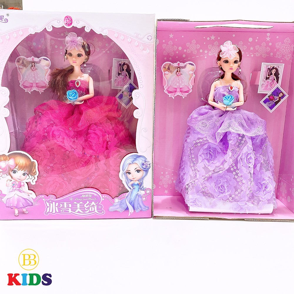 Búp Bê Cô Dâu - 2 Màu Hồng,Tím - Đồ Chơi Trẻ Em BB Kids - Mã BB111127