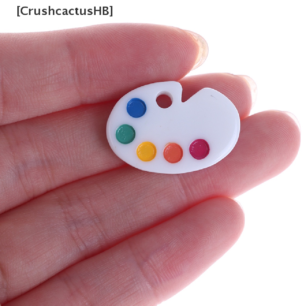 [CrushcactusHB] 1 Bảng Pha Màu Mini Tỉ Lệ 1: 12 Trang Trí Nội Thất Nhà Búp Bê