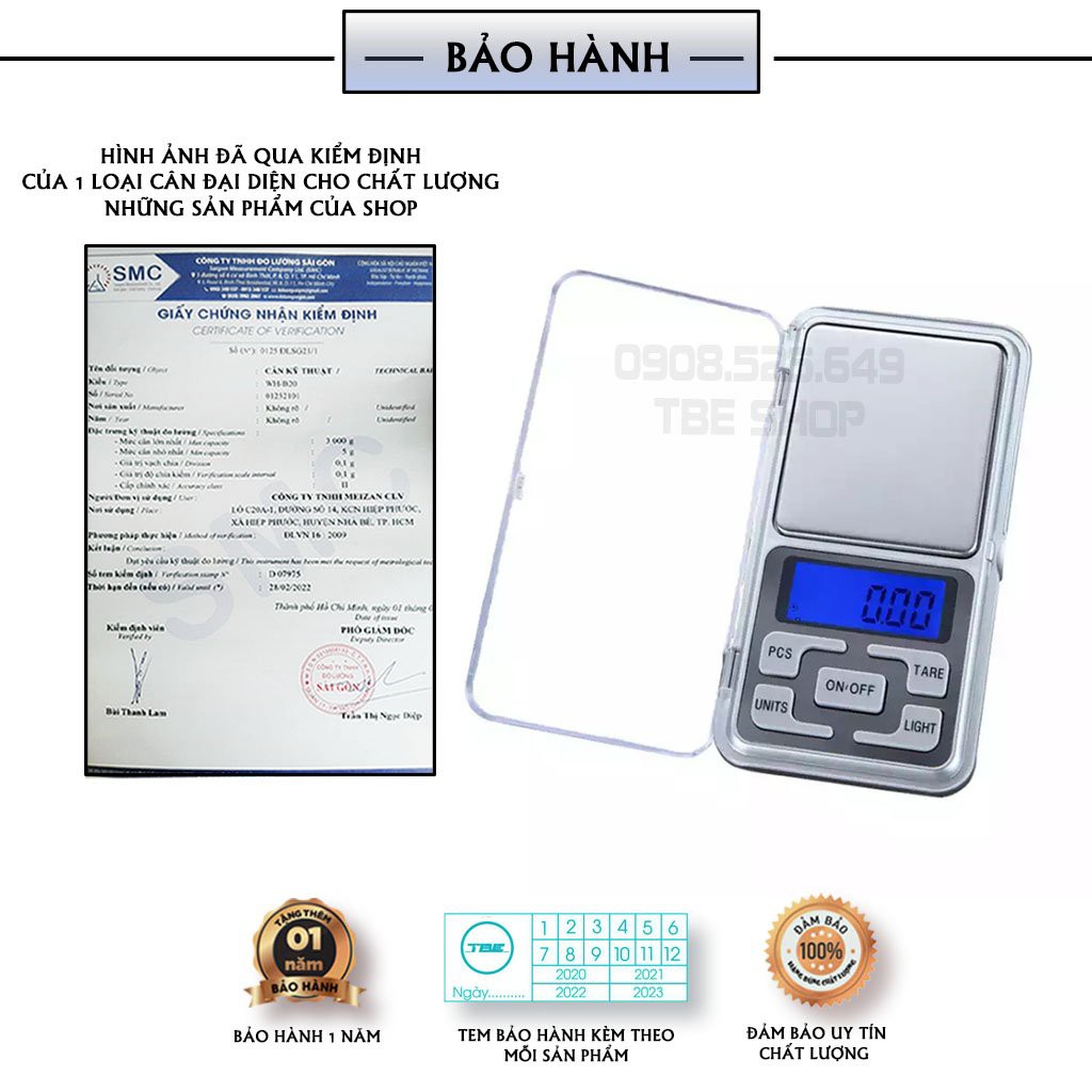 Cân Tiểu Ly 0.01g Max 200g Chính Xác Cao Nhỏ Gọn Bỏ Túi  TBE Shop