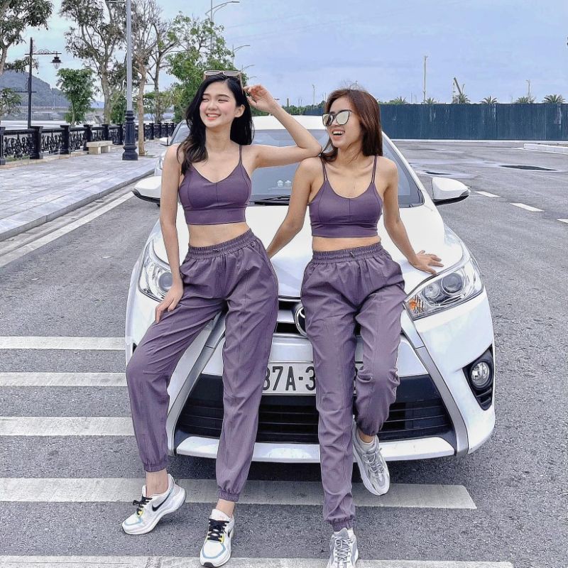 Quần jogger dáng trơn form rộng SIÊU THOẢI MÁI, chất thun mềm mịn, thoáng khí, phù hợp với mọi hoạt động thể thao