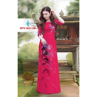 Vải áo dài lá trúc