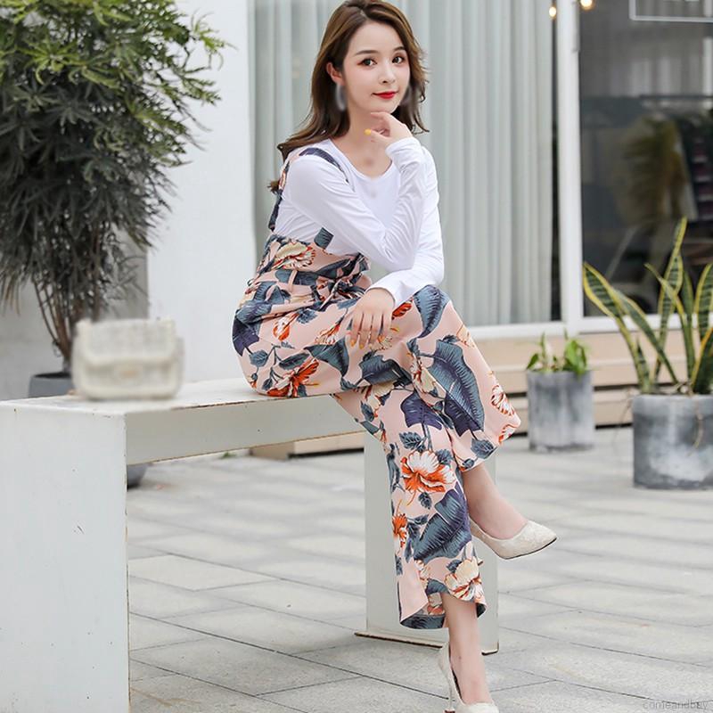 Quần Yếm Vải Voan Dáng Rộng Lưng Cao Thiết Kế Trẻ Trung Năng Động | BigBuy360 - bigbuy360.vn