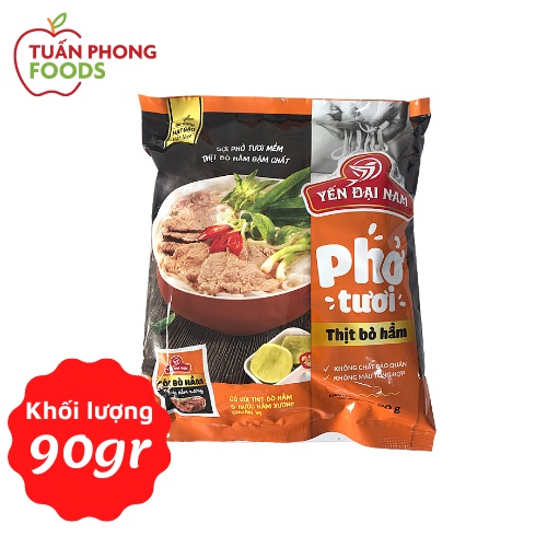 Phở tươi thịt bò hầm 90gr