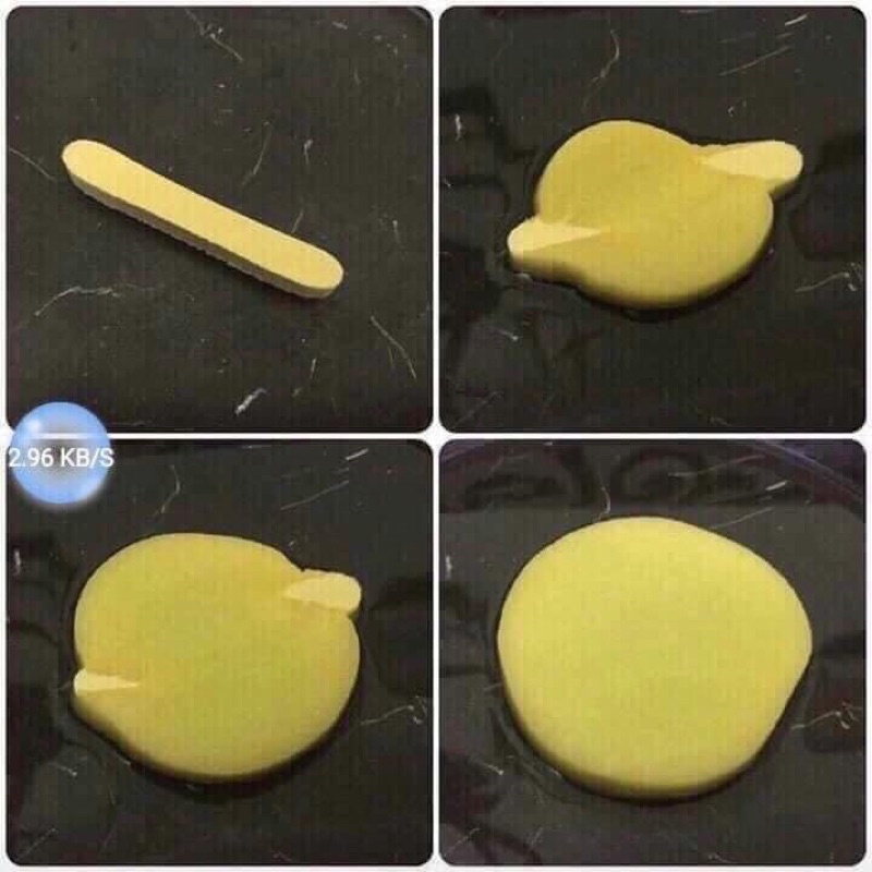 12 miếng bông mút rửa mặt bọt biển siêu mềm