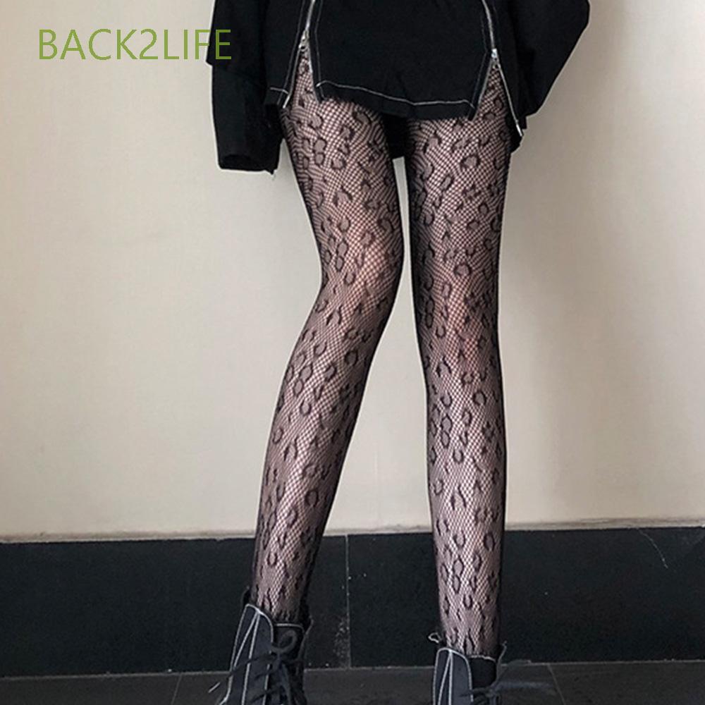 Quần Tất Lưới Họa Tiết Da Báo Nhiều Màu Thời Trang Cho Nữ 2life