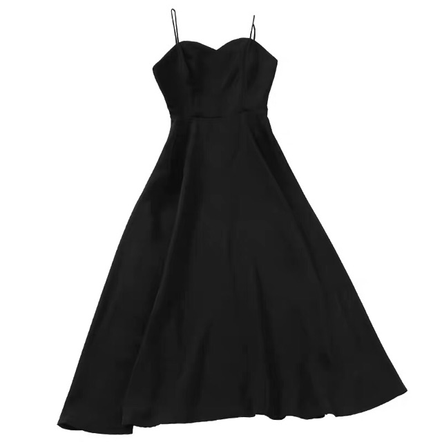 Váy 2 dây xoè dáng dài hở lưng | BigBuy360 - bigbuy360.vn