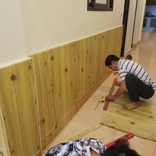 [XẢ KHO] XỐP DÁN TƯỜNG 3D GIẢ GỖ GIÁ RẺ khổ 70x70cm