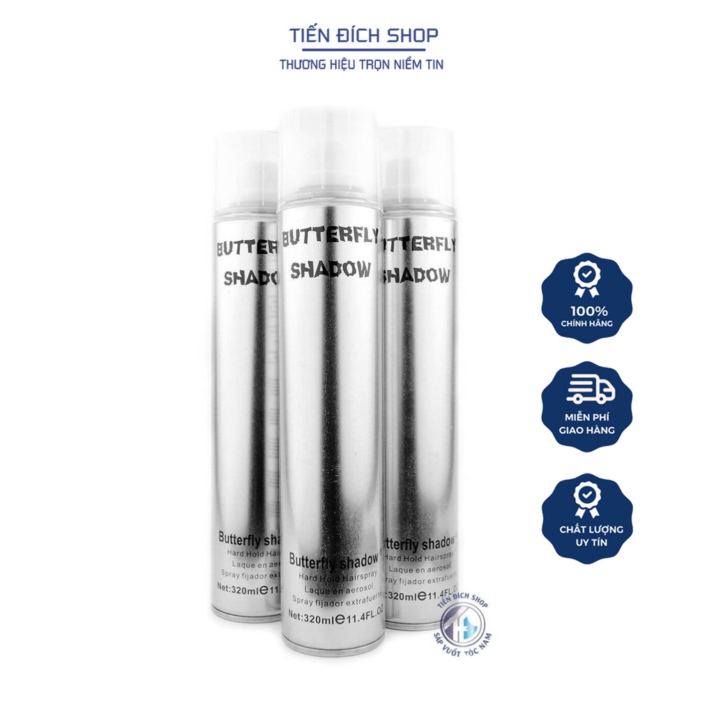 - Gôm xịt tóc Butterfly Shadow 320ml