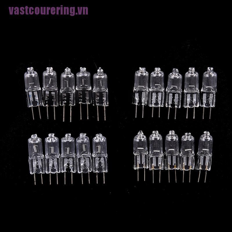 Chuyển Phát Nhanh♥Bộ 3 Bóng Đèn Halogen 12V 10W 20W 35W 45W G4 Chất Lượng Cao