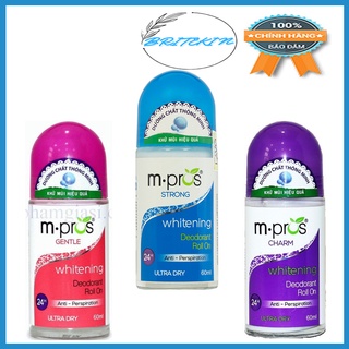 Lăn khử mùi mpros deodoran roll on 60ml