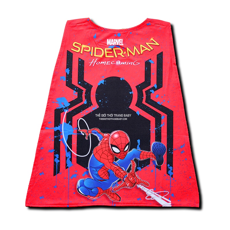 Bộ quần áo siêu nhân nhện bé trai samkid tặng kèm choàng và mặt nạ B120