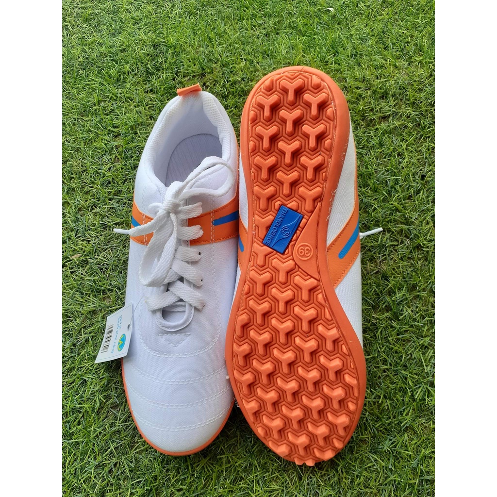 Giày bóng đá THANGLOISHOES ,giày vải vá da  cao cấp khâu full đế, bảng size trên ảnh