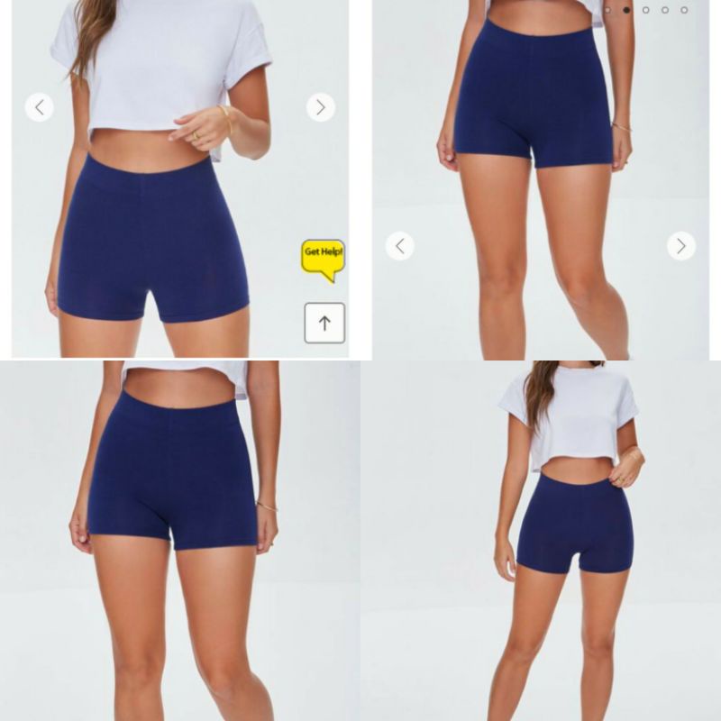 biker short navy cotton xuất xin