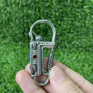 Móc khóa Inox Ô Tô Xe Máy Làm Thủ Công Họa Tiết Màu Tím Cao Cấp Bằng Inox 304 (Ảnh shop tự chụp)