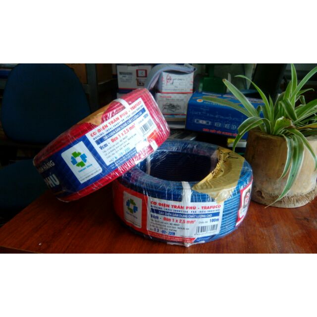 Dây điện Trần Phú 1*2.5 (100m)