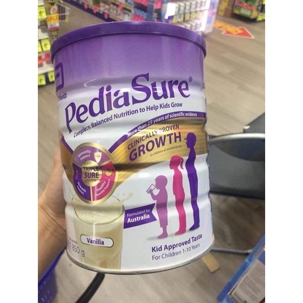 (Thanh lý date 11/ 2022) Sữa Pediasure Úc hộp 850g