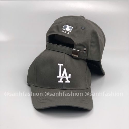 Mũ lưỡi trai thêu chữ LA Nón kết chất kaki cao cấp thời trang form unisex nam nữ K55