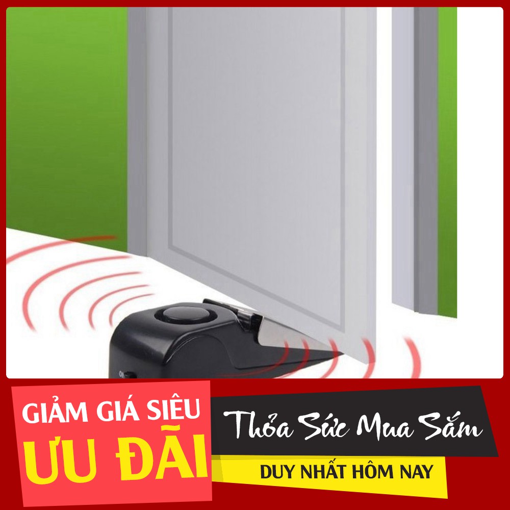 (Hàng Đẹp)  Báo động chống trộm cảm biến chặn cửa - 6549 (Rẻ Là Mua)