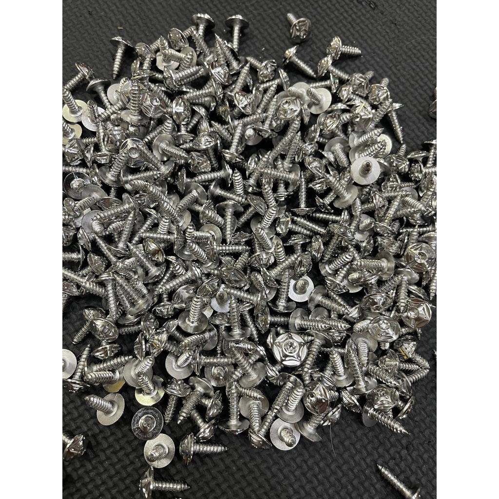 Ốc Salaya Sao Nhọn Inox 304 5li Xoắn Gắn Dàn Áo XE YAMAHA Grande,Janus,Luvias,Mio, Ex,Sirius,NVX,Nouvo,Le  - ĐỒ CHƠI