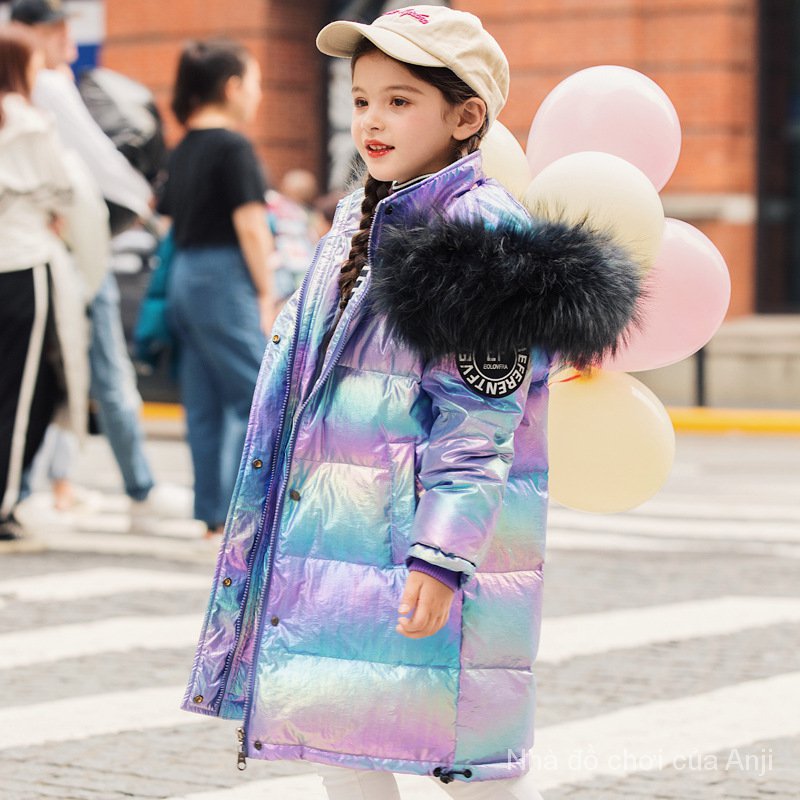 Children Girls Coat Long Winter Thick Coat