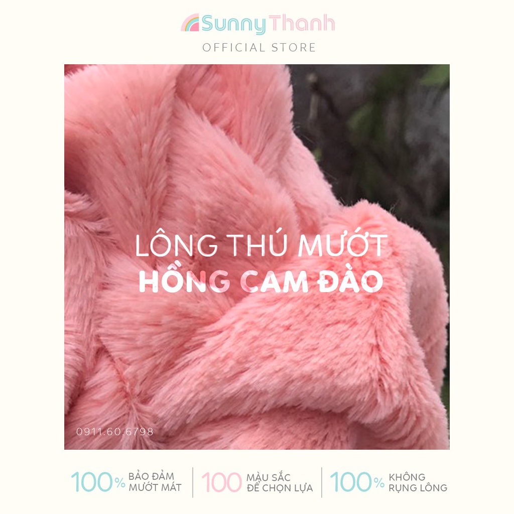 [ Tổng hợp ] Vải lông thú nhân tạo may áo khoác, chụp ảnh, thảm lông trắng ngà và trắng tinh siêu mềm mướt 5075 gấu dâu