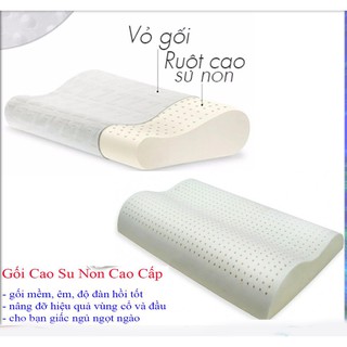Gối cao su non 99% thiên nhiên ,Gối cao su non người lớn cao cấp chống ngáy, đau mỏi vai gáy - HÀNG LOẠI 1