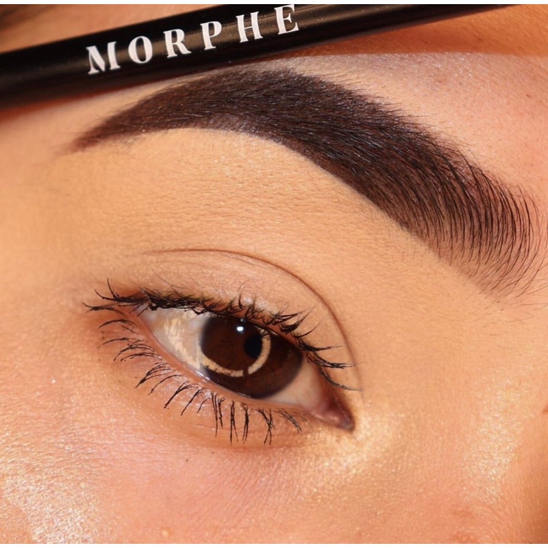 Chì kẻ mày phẩy sợi Micro Brown Pencil, Gel kẻ mày MORPHE Brow Cream