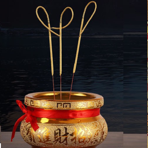 Nhang Thần Tài "Cuộn tàn-Không khói-Thân to" 290 cây/thẻ