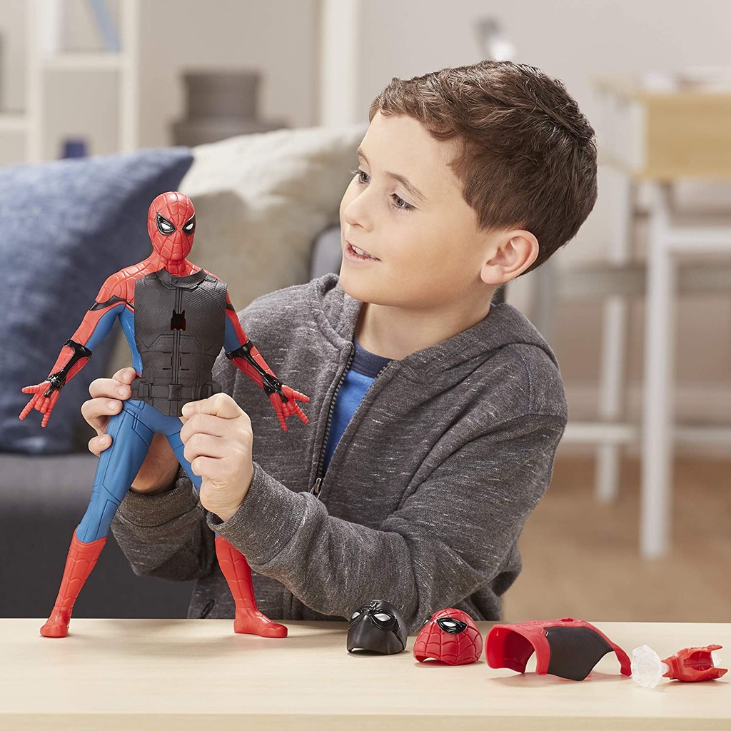 Đồ chơi mô hình Người nhện Spider Man Far From Home thay đổi trang phục (chính hãng Hasbro)