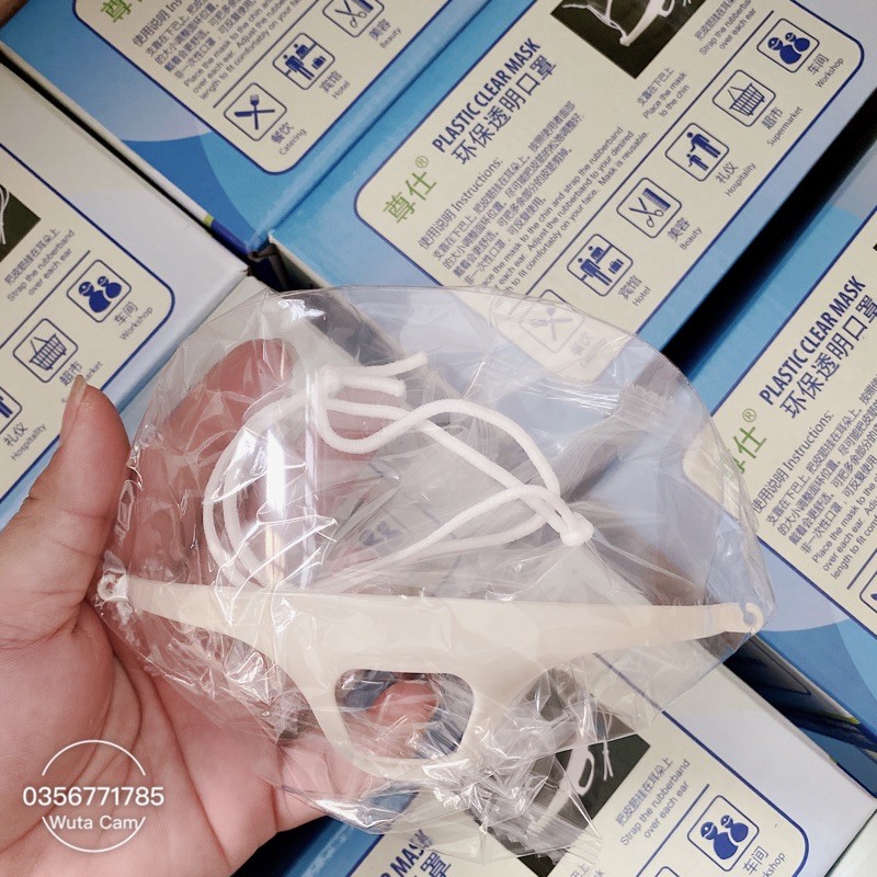 Khẩu trang nhựa dùng trong spa[10 cái] | BigBuy360 - bigbuy360.vn