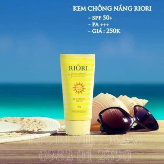 Kem chống nắng Riori