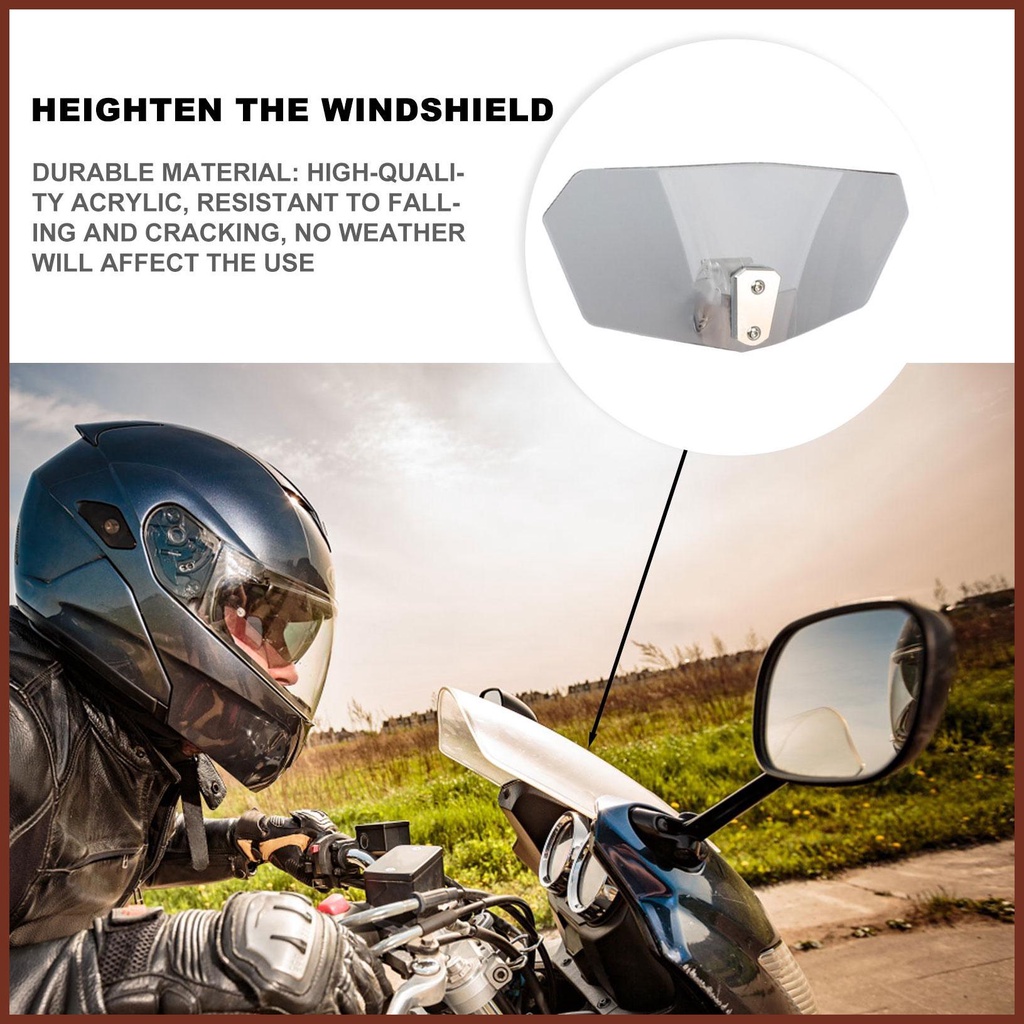 Kính Chắn Gió Mở Rộng Thông Dụng Có Thể Điều Chỉnh Cho Xe Máy Honda Forda forSuzuki haoyisvn Hayyisvn