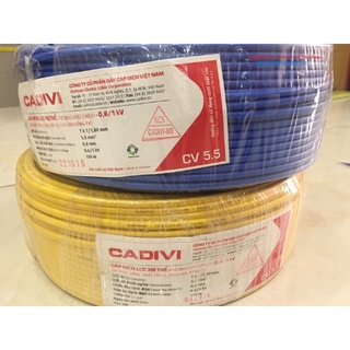 Dây điện đơn cadivi 1.5 mm2 cv 1.5 cuộn 100m