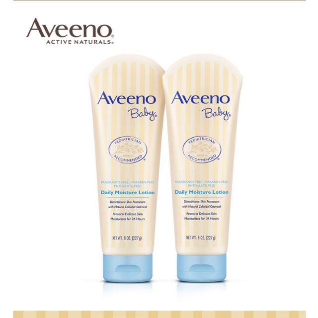 Dưỡng da trẻ em chiết xuất Yến mạch Aveeno Baby Daily Lotion/ Soothing Moisture Relief Cream/ Dermaxa da chàm