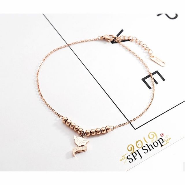 Lắc Chân Titan Cartier Cáo Hồ Ly Phun Cát Cách Điệu Bi | BigBuy360 - bigbuy360.vn