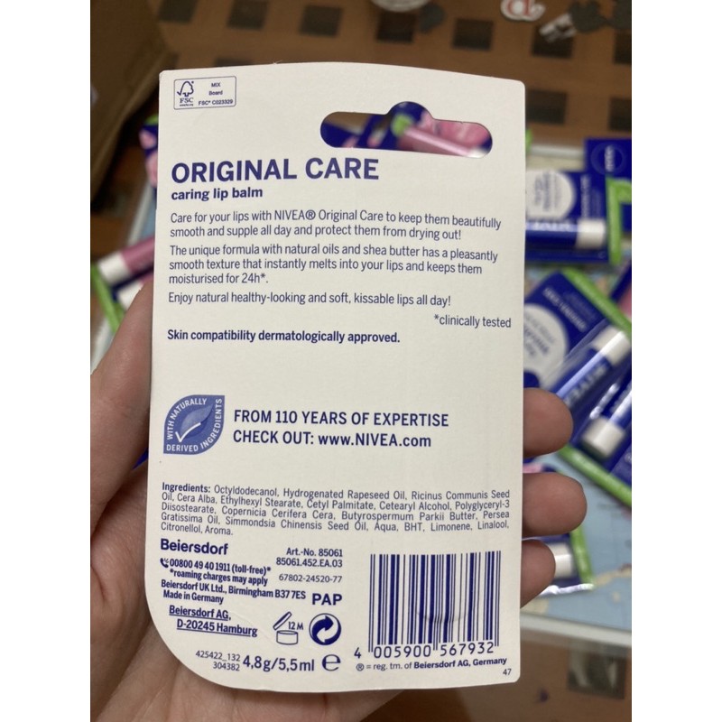 Son dưỡng Nivea Đức