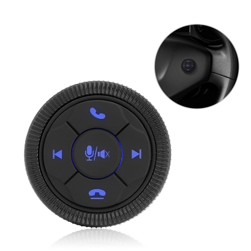 Bộ Điều Khiển Chụp Ảnh Tự Sướng zzz Không Dây Bluetooth 7 Nút Cho Xe Hơi Xe Máy