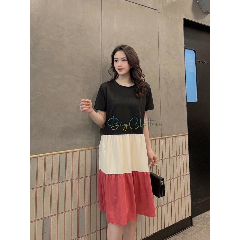 Đầm bigsize cotton váy bigsize chất đẹp dáng babydoll | BigBuy360 - bigbuy360.vn